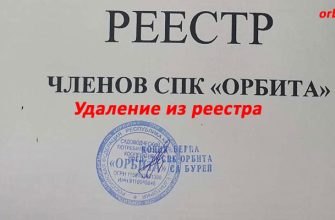 СПК "Орбита" удаление из реестра Бурей